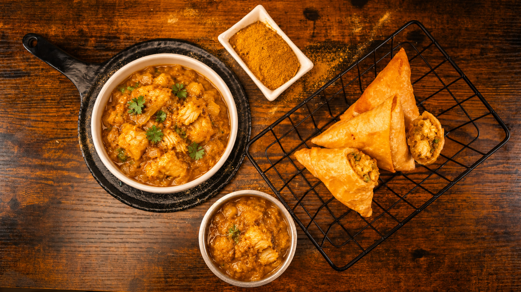 Curry Hake Golden Pockets