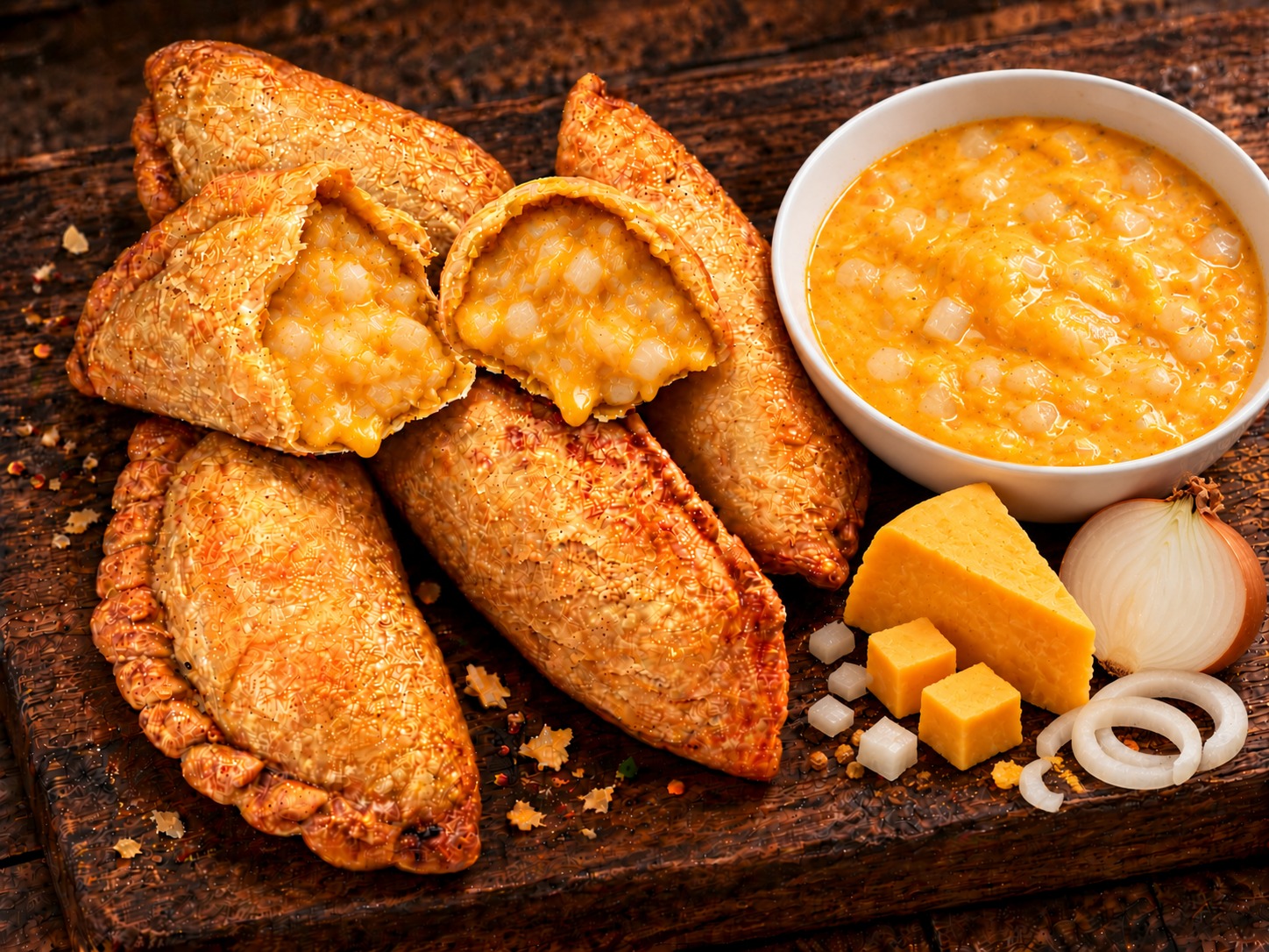 Cheese and Onion Golden Bites